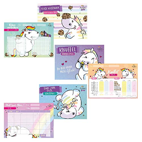 Preisvergleich Produktbild Pummeleinhorn Pummel & Friends Zebrasus Reise Spieleblöcke, 3er Set