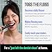FLAUS Electric Flosser (Oprah's List, Shark Tank) 3 Speeds + 45 Refill Heads (Gentle Gliding Floss for Sensitive Gums) Water Flosser Alternative, Dentist Recommended Tooth Flossers Dental Floss Picks