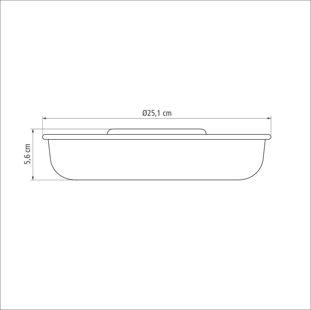 Tramontina BRASIL Backform Frankfurter Kranz, ø 24 cm, antihaftbeschichtet, gleichmäßige Bräunung, Kranzform
