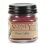 Sydney Candle Co. Vineyard Scented Candles | Soy Mason Jar Candle | Wine Scented Candles for Home |