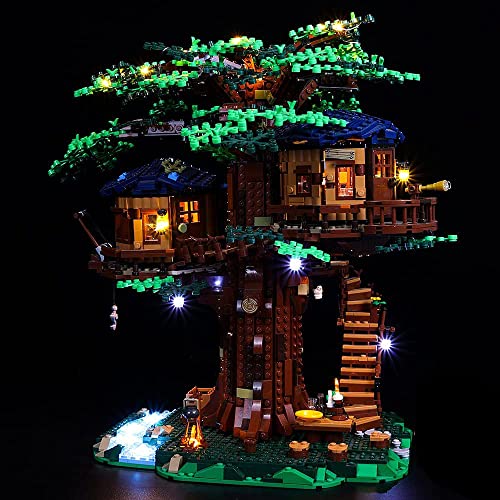 AISERALY Beleuchtungsset für (Ideas baumhaus 21318) - für Lego 21318 LED Beleuchtung Licht-Set(NUR Licht kit, Nicht… – Bild 5