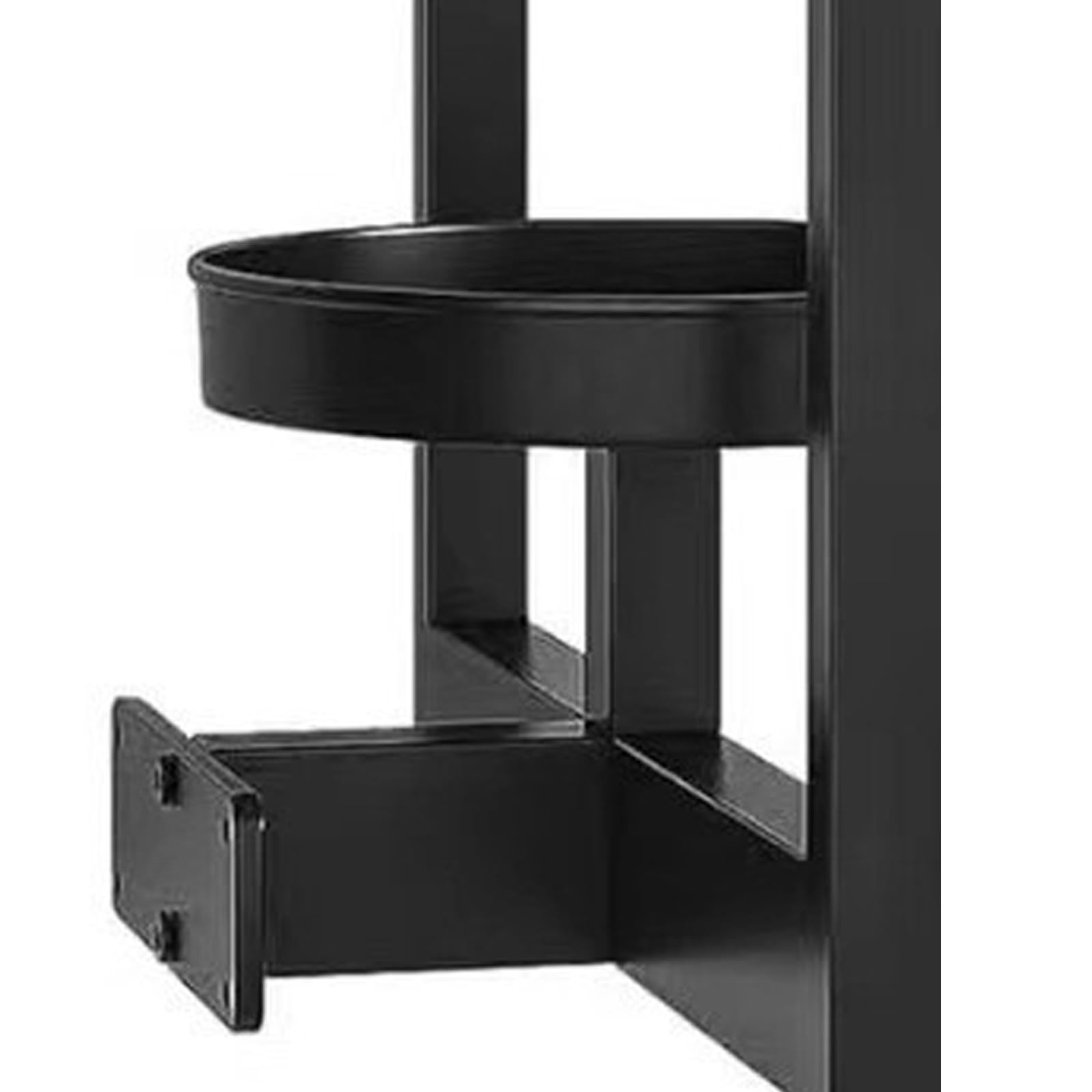 3 pionowe półki ścienne ogrodowe, zestaw metalowych doniczek, do użytku wewnątrz i na zewnątrz, dekoracyjne przechowywanie do małych przestrzeni, 3 szt. dekoracyjny metalowy stojak na rośliny