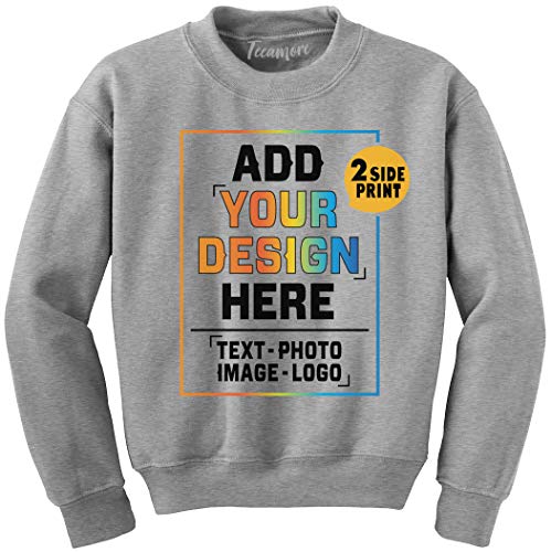 TEEAMORE Custom Youth Sweatshirt - Personalized Sweatshirt For Boys & Girls