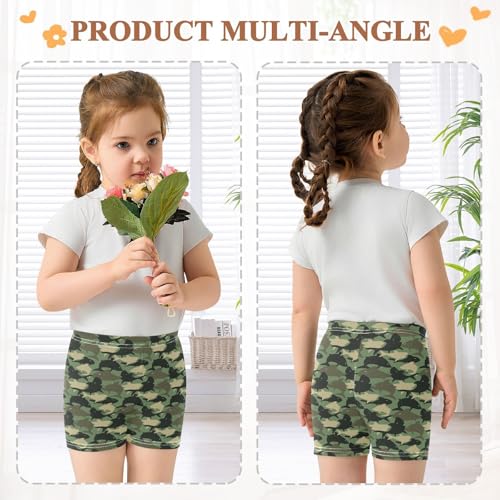 Girls' Shorts Soft Summer Soft Boxers Short Camouflage Shark Leggings Dance Bottoms4