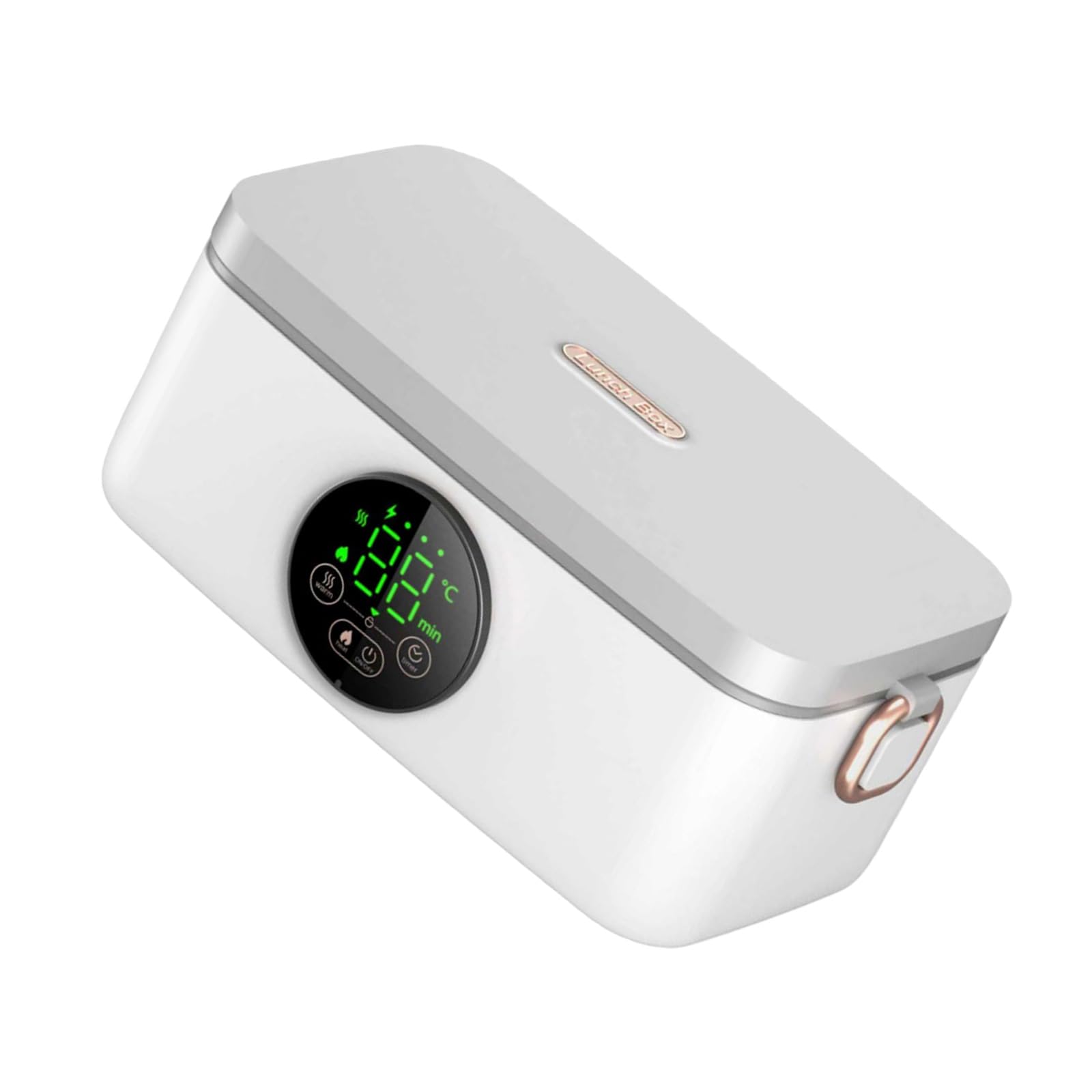 jiingekk Cordless Heated Food Storage Container with Auto Heat Preservations Insulated Lunch Box Ideal for Commuters Offices Lunch Warmers