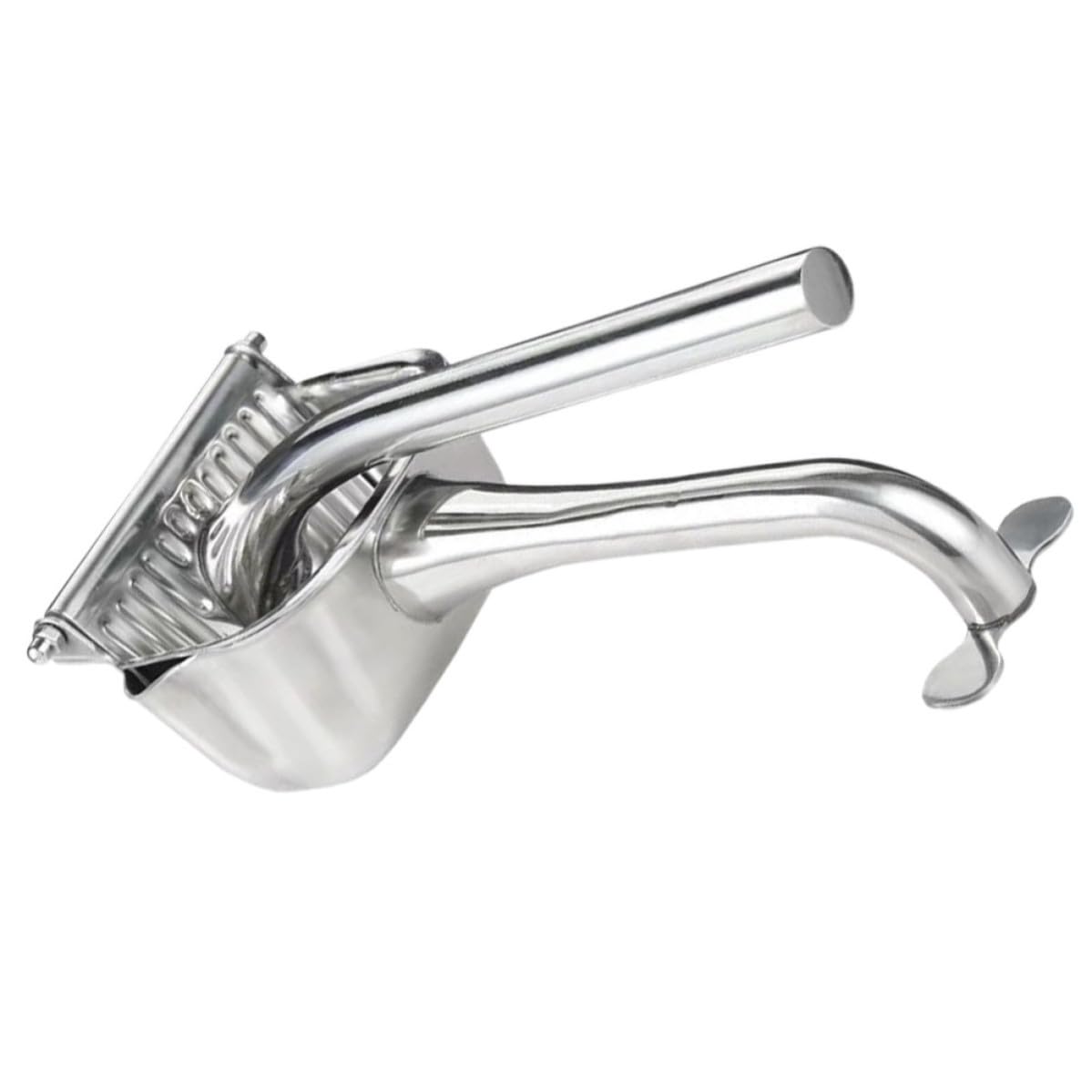 Uonlytech Spremiagrumi Manuale per Frutta, Spremiagrumi a Mano in Acciaio Inossidabile, Argento, Facile da Pulire, per Casa e Cucina