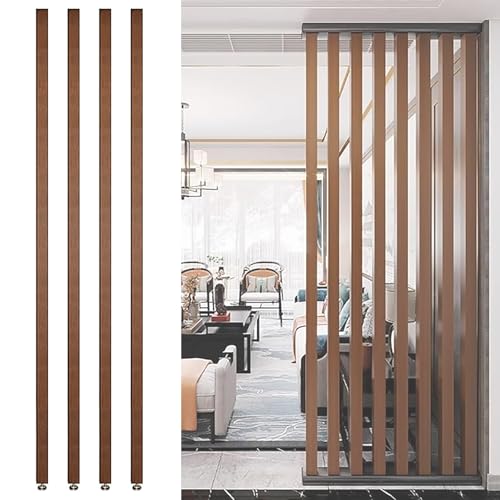 , Room Divider , Freestanding Floor to Ceiling Partition for Modern Decor, 70-230cm Tall Privacy Screens, 8 Pack for Office and Restaurant Use