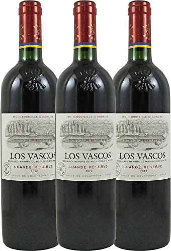 Los Vascos Grande Reserve 2012/2014 , Colchagua, Barons de Rothschild Cabernet Sauvignon Trocken (3 x 0.75 l) Cover