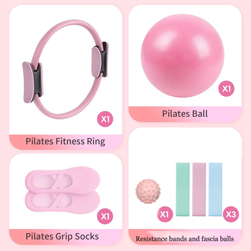 Générique Pilates Ring Yoga Ball Bands - Pilates Ring And Ball Set