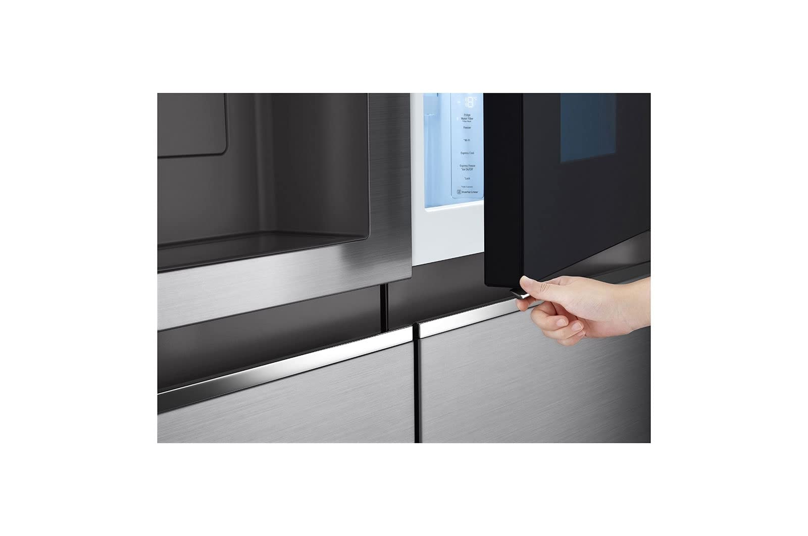 LG Réfrigérateur américain GSXV80PZLE InstaView