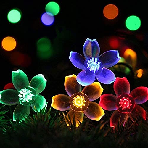 Image of Desidiya 16 Flower LED Lights Indoor /Outdoor Decoration for Diwali, Christmas, Wedding, Party, Home, Patio Lawn with Battery. (Multicolor - Pack of 1)