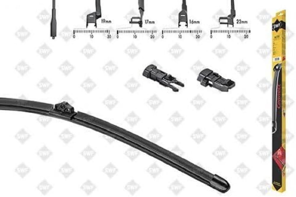 Spazzola Tergicristallo SWF 262215 (28 Pollici / 700 Mm) Flat Blade: Compatibile Con Ford C-Max, Opel Meriva, Zafira, Volkswagen Golf Plus E Touran. - 3
