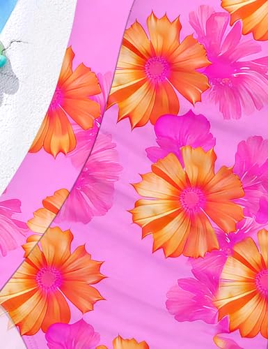 Image of Girl Swimsuit One Piece Bathing Suit for Girls Solid Color Ruched Adjustable Straps Padded Swimwear 9-18y
