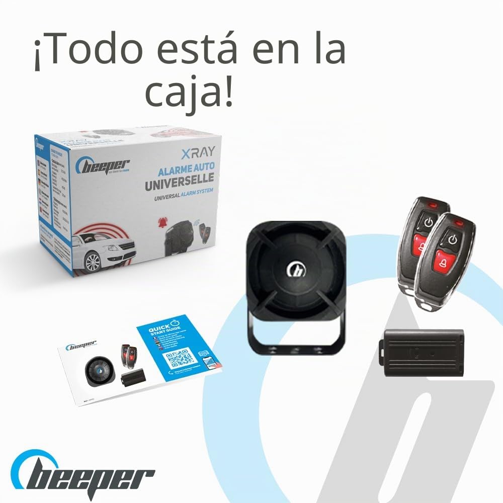 Beeper XR5CAB Alarma Universal Descapotable