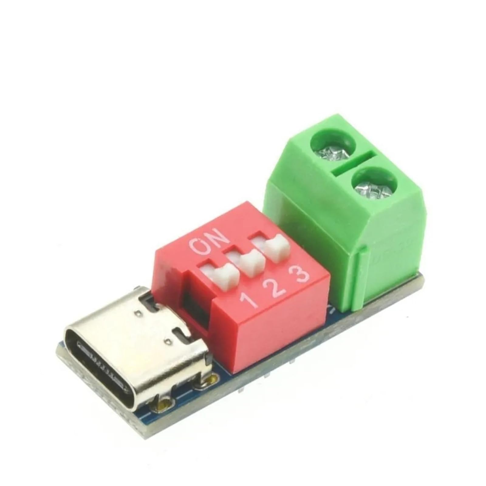 1/5/10 szt. PD QC 5-20 V Dial Trigger Board 100 W Type-C Decoy Module for DIY Power Supply (5 szt.)