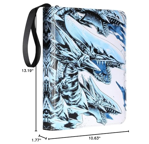 Drzerui 20220303 Trading Card Album For Yu-Gi-Oh Cards - 9 Pocket Card Holder Book With Sleeves Compatible With Yugioh Cards thumb #7