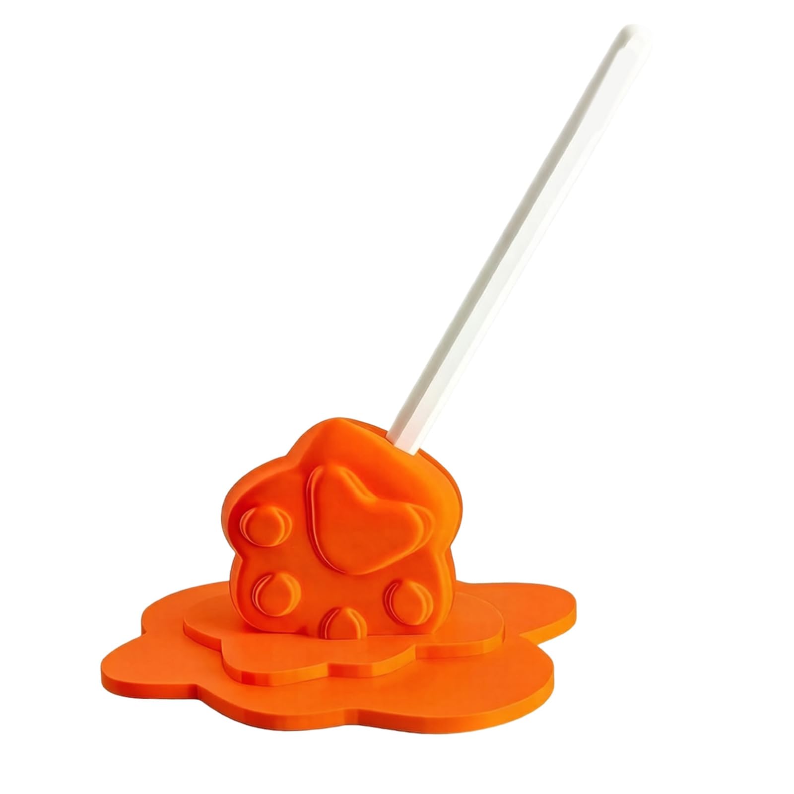 Bbajszx Whimsical Playful Melting Paws Shaped Stationery Holder Pencil Organizers Rack for Artists Writers Kids Adults Artistic Melting Treat Themed Pen Stand