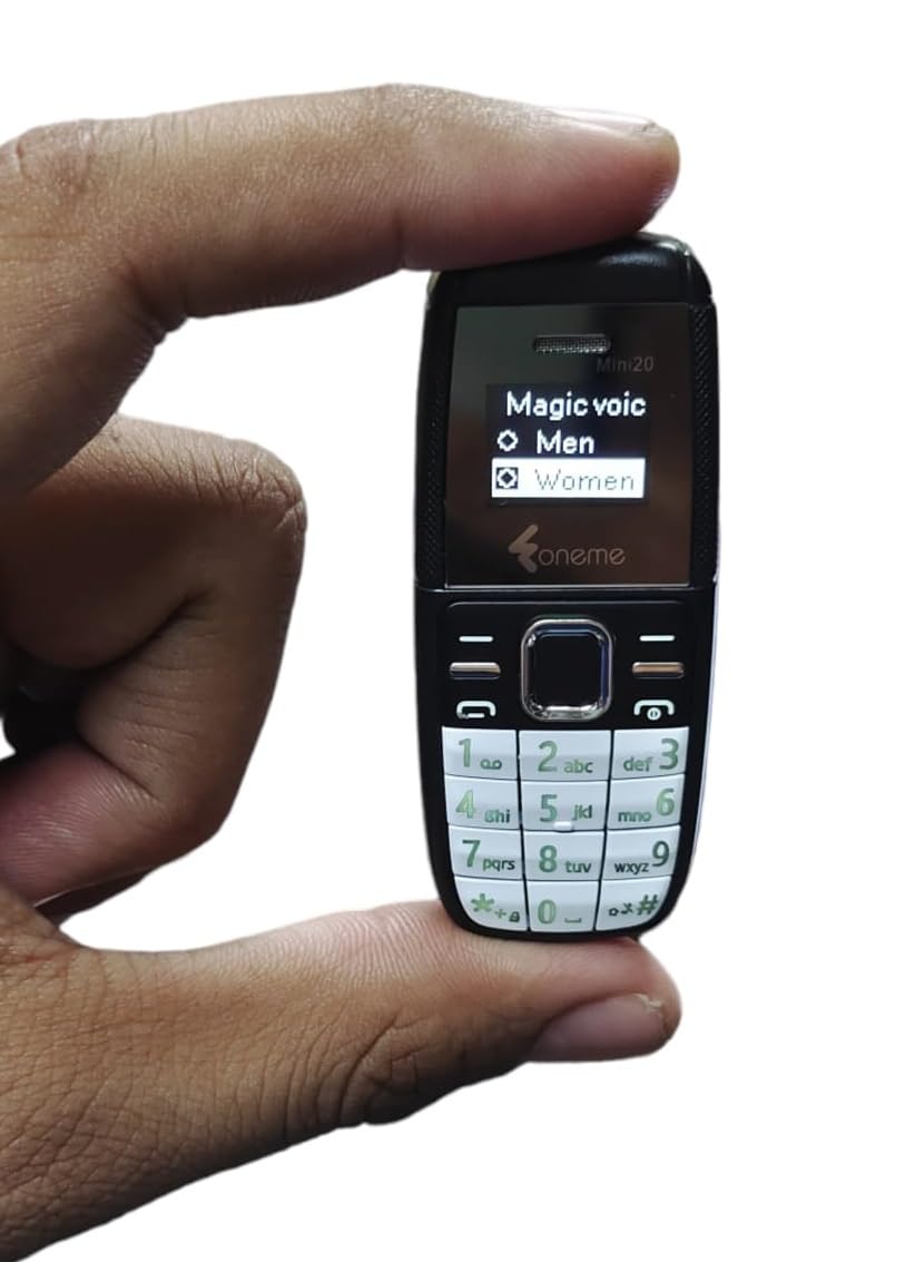 Foneme Mini20 Smallest KEYPAD Mobile with Magic Voice System (Black) (B0DBGFN74V) Amazon Price History, Amazon Price Tracker