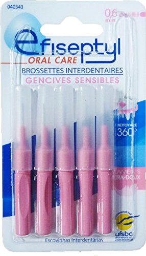 Efiseptyl Brossettes interdentaires gencives sensibles 0,6 mm - Le paquet de 5 Cover