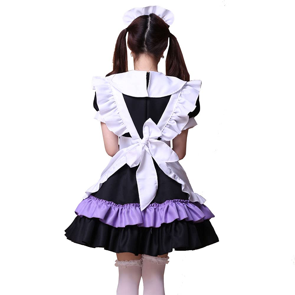 Amazon.co.jp: [FULINE] メイド服 レディース ドレス コスプレ衣装