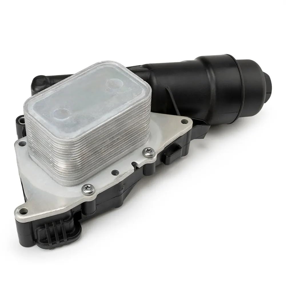 Bloque de Motor Filtro de aceite Conjunto De Enfriador De Aceite 11428585235 11428511391. Compatible Con BMW Serie 2 F45 F46 X1 F48 X2, MINI Y Cooper F56 F55.
