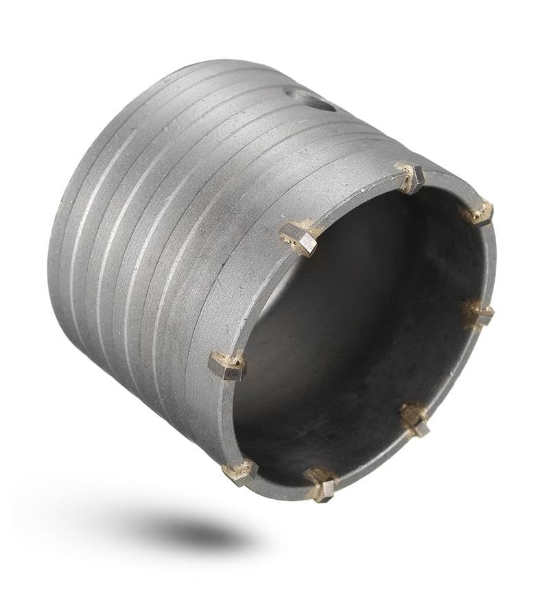Inditrust Sds Shank Concrete Wall Drill Bit Hole Saw Cutter, 400 Mm Connecting Rod (65mm bit 400mm rod) 1