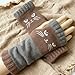Luyismer Fashion Knit Gloves Providing Cold Protections Wicking Properties Winter Knitted for Routine Activities Commuting