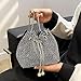 Imagen de CHSG Bolso de mano de diamantes de imitación para mujer