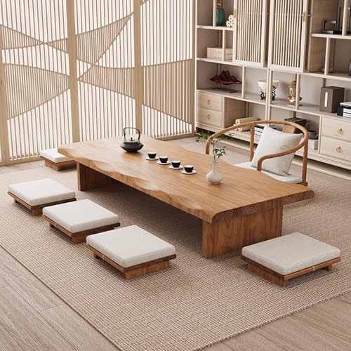 Table centrale de ferme en bois massif de qualité supérieure style rustique moderne - 8