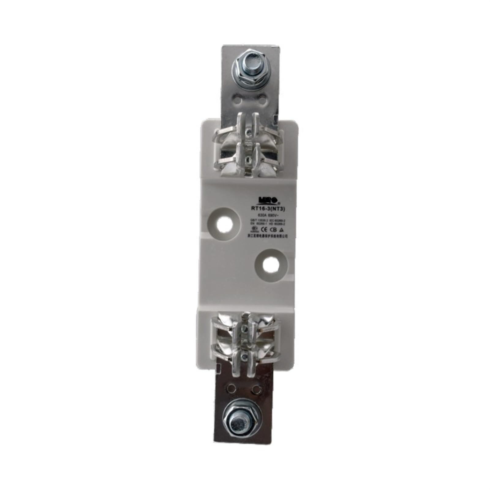 Nacodlul One Color Fuse Base Nt3 Rt16-3 690V 630A Square Tube Knife Shaped Fuse Base