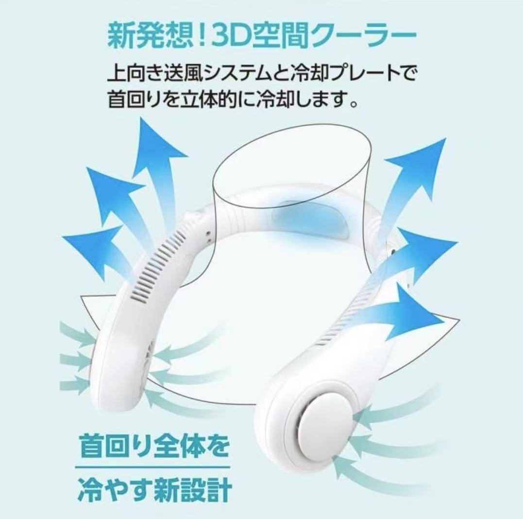 Amazon.co.jp: ウィキャン【クーレイファン】ハンズフリー 首掛け