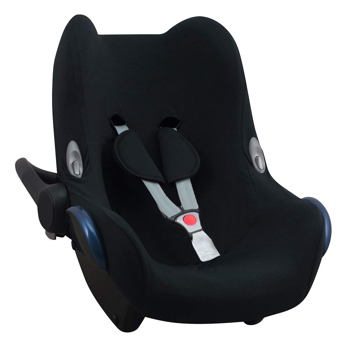 JYOKO KIDS Housse pour siège auto bébé en coton compatible avec Maxi Cosi Cabriofix (BLACK SERIES)