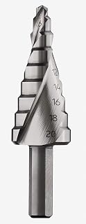 Professional HSS Step Drill Bit (for Metal and Plastic, Ø 4 – 20 mm, Length 70.5 mm, Drill Accessories)