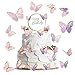 80Pcs Decoracion Tarta Mariposa Topper de Tarta Toppers de Mariposas Decoración De Pasteles Con Mariposas Para Tartas Mariposas Decorativas De Pasteles Encanto Decoracion Mariposas Decoracion