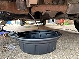 Unibos | Vehicles Oil Drain Pan | Gearbox Fuel Drain Pan | Large Capacity | Bucket for Car, Motorbike etc | Oil Coolant Gearbox Fuel Drain Tray | Multifunctional Essential | 16 Litres - Image 3
