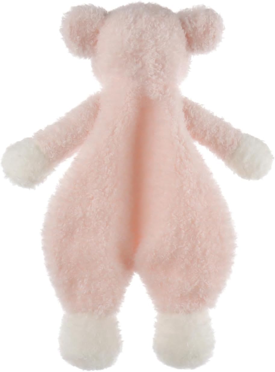 Apricot Lamb Stuffed Animals Security Blanket Pink Pig Infant Nursery Character Blanket Luxury Snuggler Plush 10 Inches - Image 3