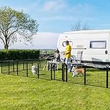 Yaheetech Dog Pen 60cm 8 Panels Suitable for Medium Dogs Heavy Duty Puppy Playpen Pet Exercise Fence for Indoor/Outdoor - Image 2