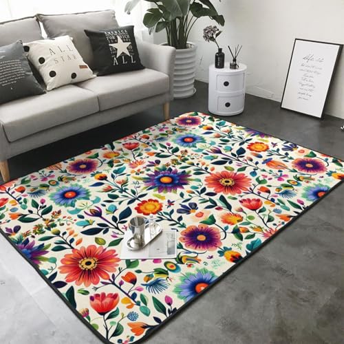 Tapis lavable et antidérapant grand format pour salle à manger - 4