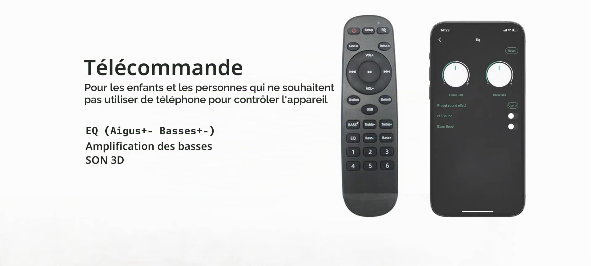 Audiocast Récepteur audio sans fil multi-pièces WiFi Convertit les haut-parleurs filaires en AirPlay Compatible Bluetooth et Ethernet