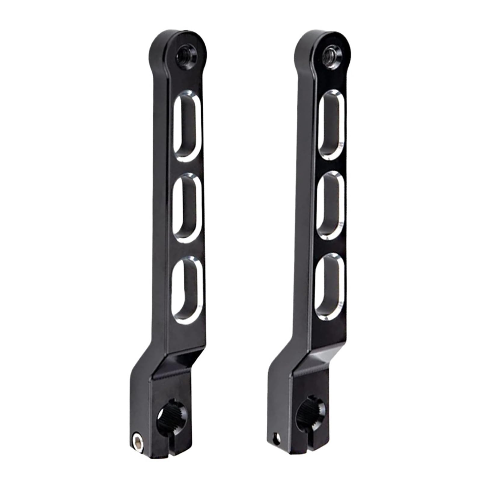 AQYHSOTW 2pcs Motorcycle Heel Toe Gear Shifter Shift Lever Aluminum Fit for Harley Touring Softail Electra Glide Road King Street Trike Black Starter Recoil