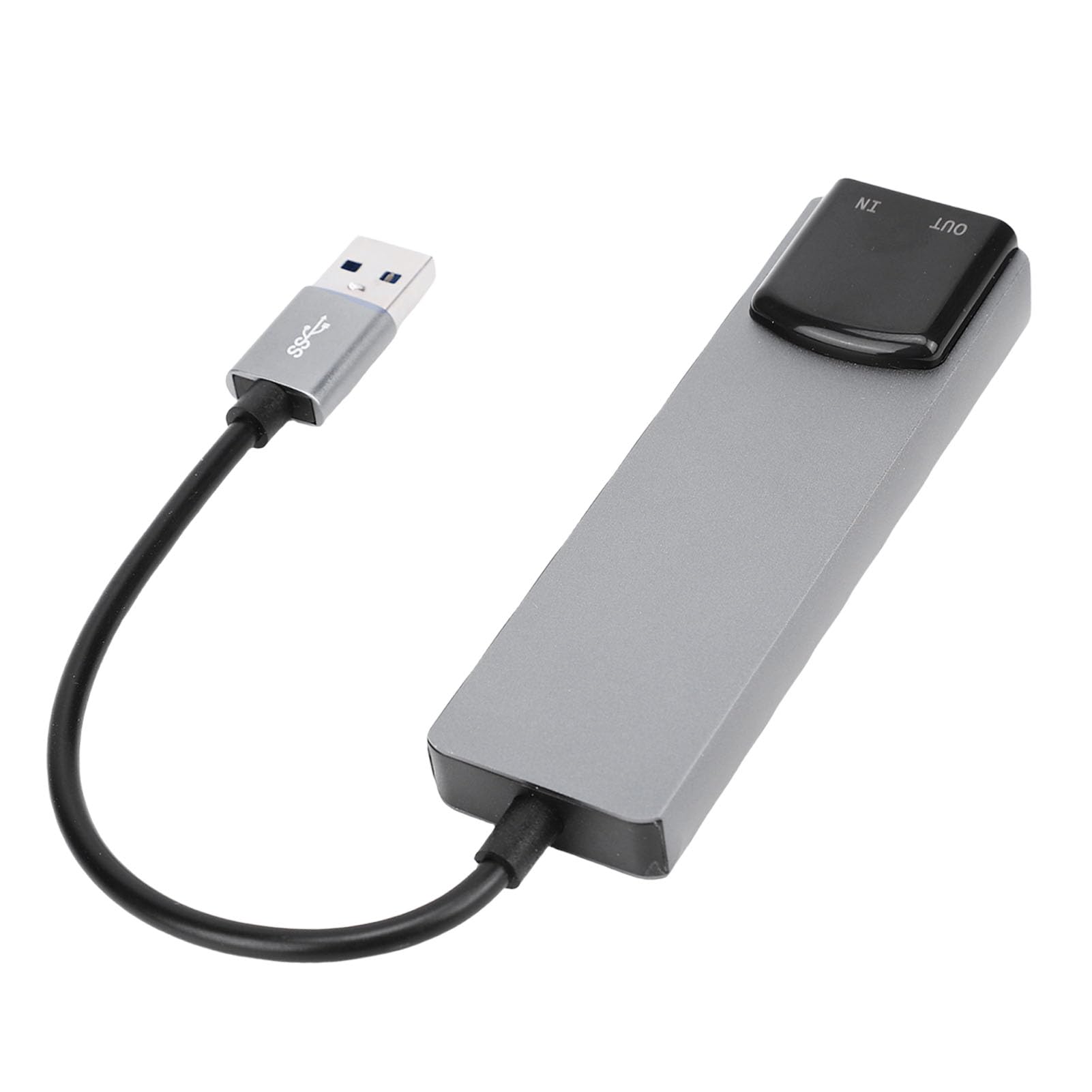 Karta Dźwiękowa USB 7.1, Adapter USB 7.1, Zewnętrzna Karta Dźwiękowa do Laptopa PC z Wyjściem Cyfrowym SPDIF i Obudowa ze Stopu Aluminium