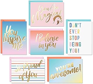 Sweetzer & Orange Boxed Encouragement Cards with Envelopes to Mix n Match. 24 Inspirational Cards with Envelopes for Inspirational Notes and Motivational Quotes! Inspirational Greeting Cards