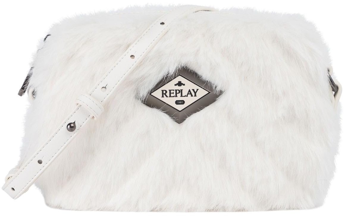 Replay Women Fw3794 Shoulder Bag, 0003 Off White, Einheitsgröße