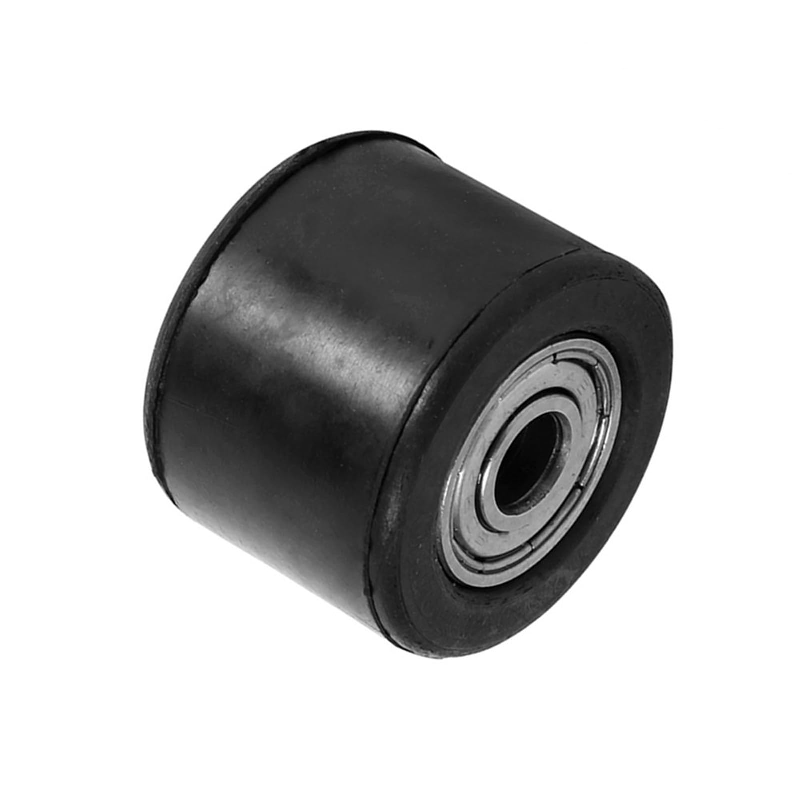 Guía del Tensor del Rodillo de Cadena,8mm Guía de Rueda de Polea Tensora de Rodillo de Cadena de Caucho Hierro,para Motocicleta Mini Bicicleta ATV
