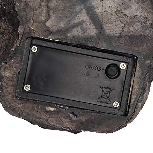 Haofy LED-Solar-Gartenlampe, Steinimitation, Hochkonvertierende Solarmodule
