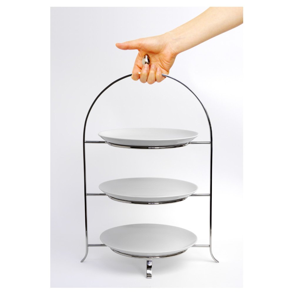 Amazon｜ケーキスタンド3段 ハイティースタンド ステンレス