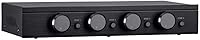 Vista 2 de Monoprice SSVC-4.1 Selector de altavoz de 4 canales de entrada única con control de volumen, protección de impedancia, botones de encendido/apagado
