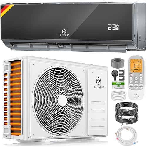 Climatiseur KESSER® SET Split – Wi-Fi/application – Refroidissement A++/chauffage A+ –...