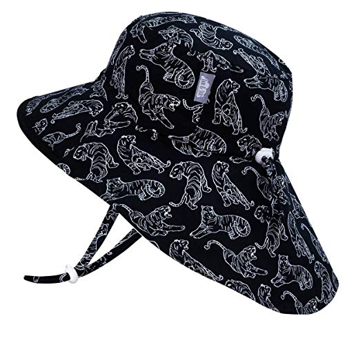Image of JAN & JUL Kids' Adjustable Cotton Xplorer Sun Hat 50+ UPF