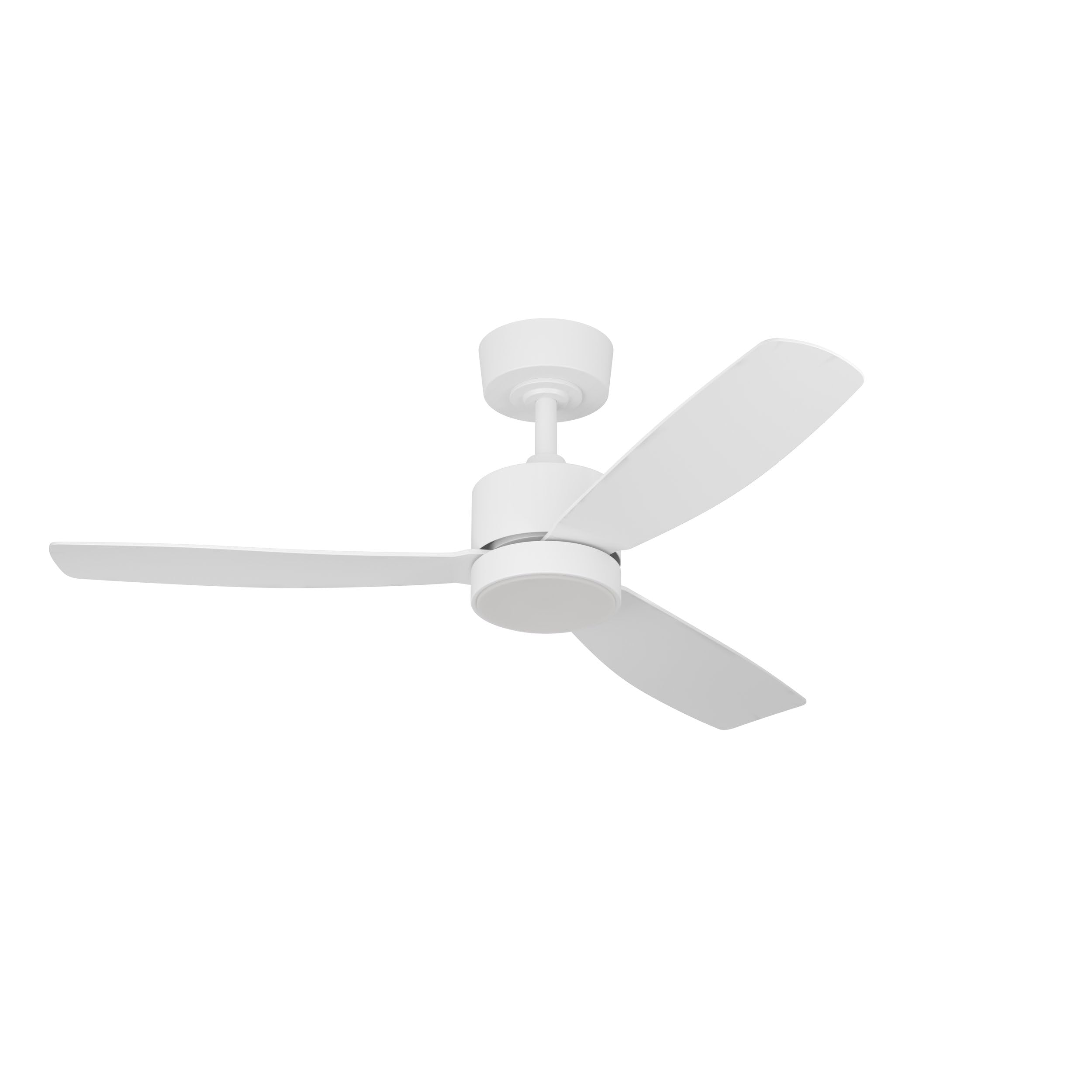 EGLO LED Deckenventilator Bonassola, 3 Flügel Ventilator mit Beleuchtung, dimmbar mit Fernbedienung, Timer, DC Motor, warmweiß - kaltweiß, Weiß, Ø 107,5 cm | dimmbar mit Fernbedienung, Timer, DC Motor, warmweiß - kaltweiß, Weiß, Ø 107,5 cm
